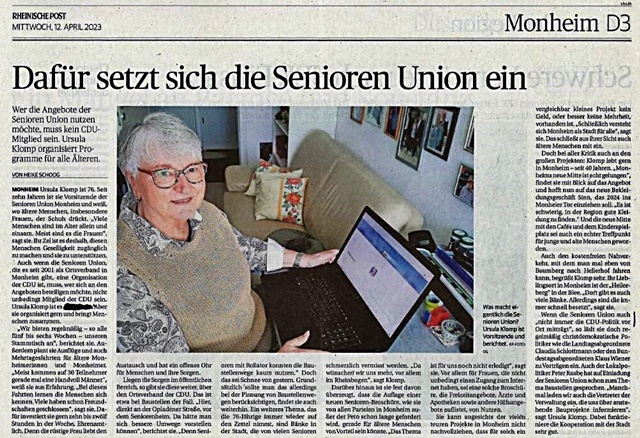 Zeitungsausschnitt